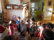 Mikuláš, čert a anděl ve školce